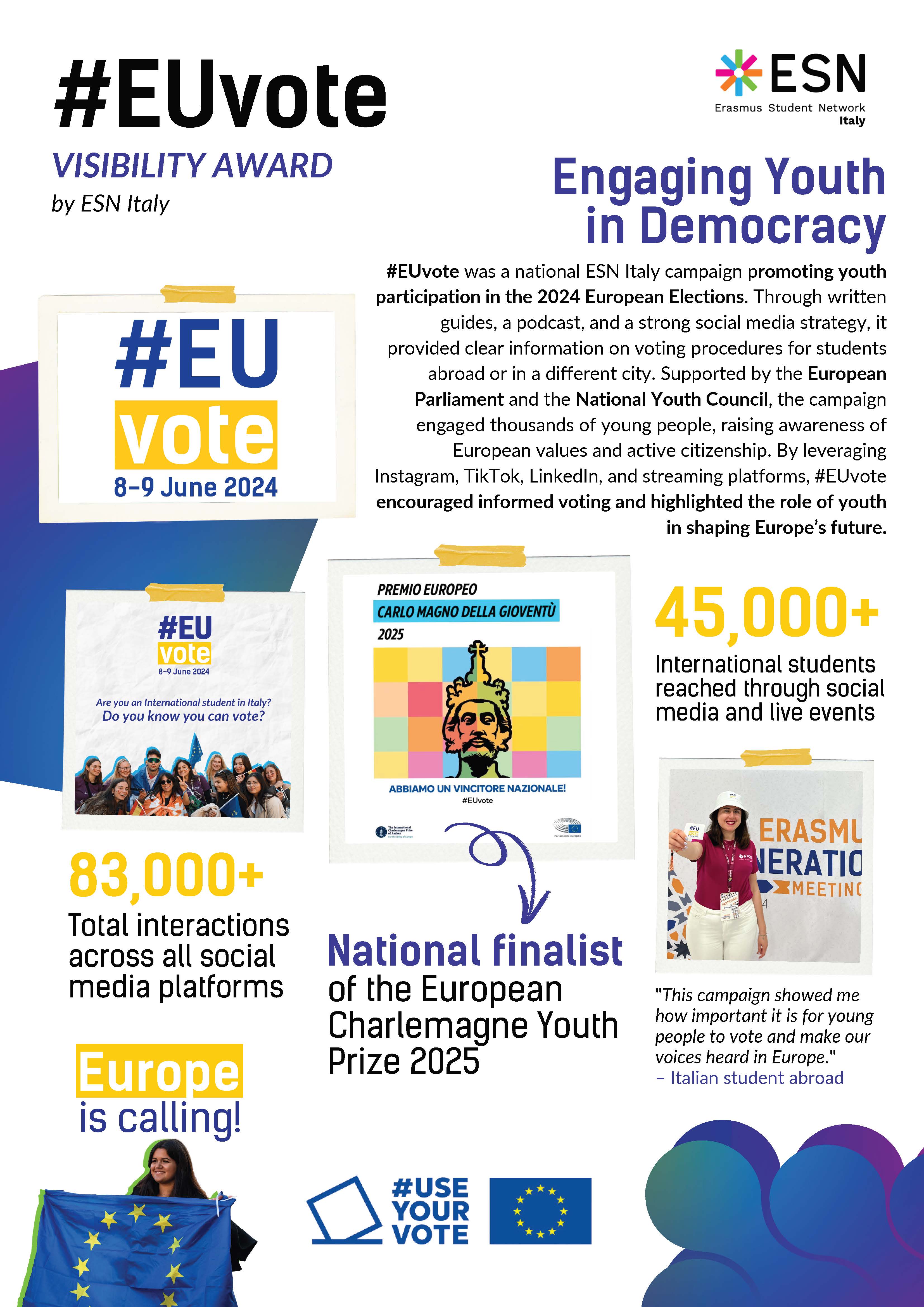 Visibility Award 1st Place